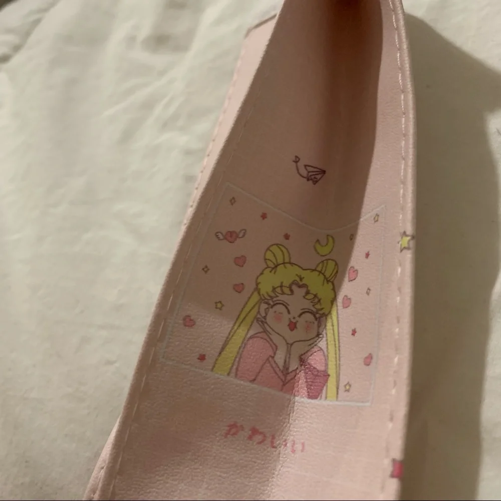 Sailor Moon Pink Zip Milk Carton Shaped Pencil Pouch/ Cosmetic Bag